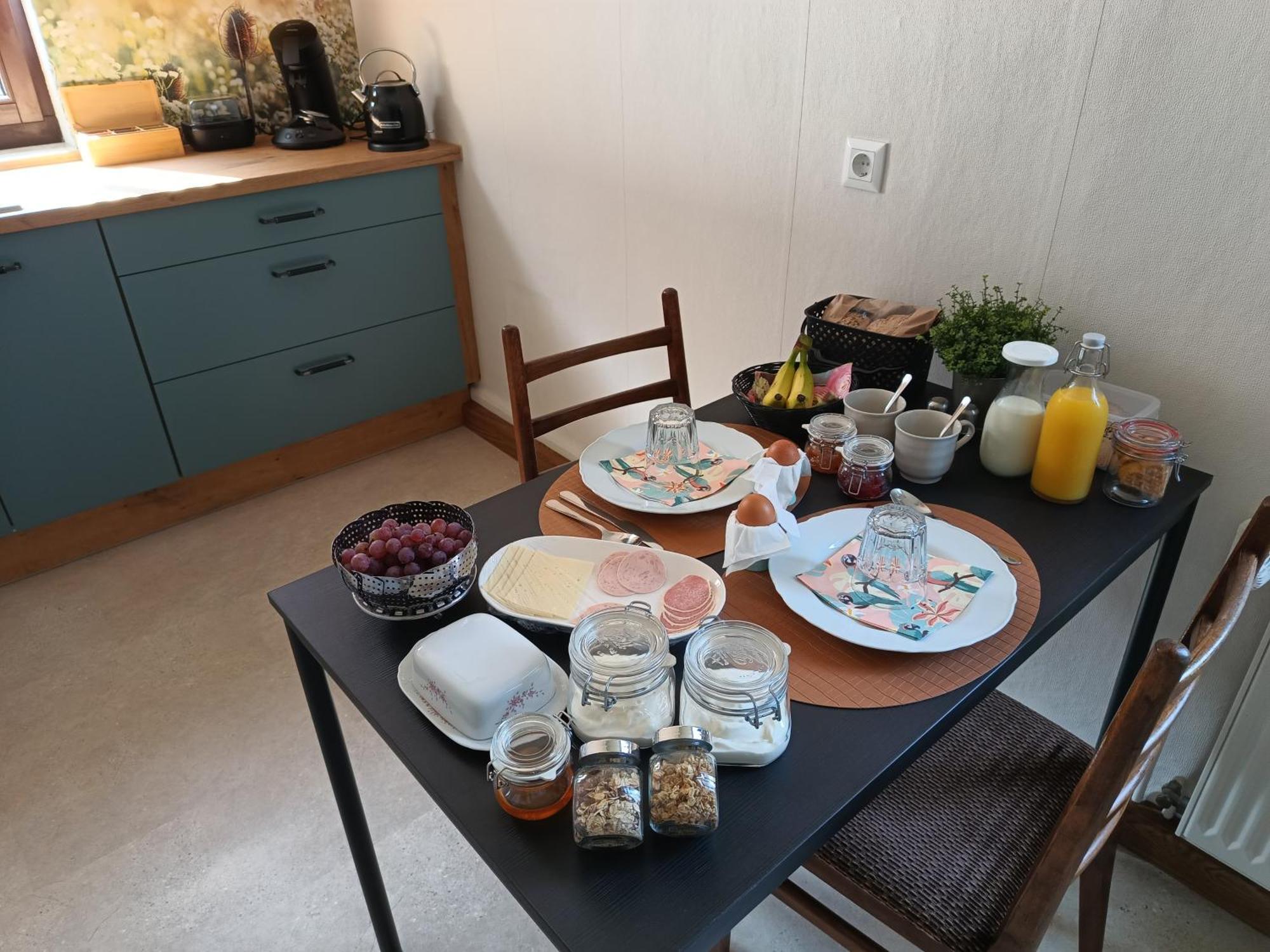 Minicamping Und B&B Apartment Hintergarten Niederorschel Exterior foto